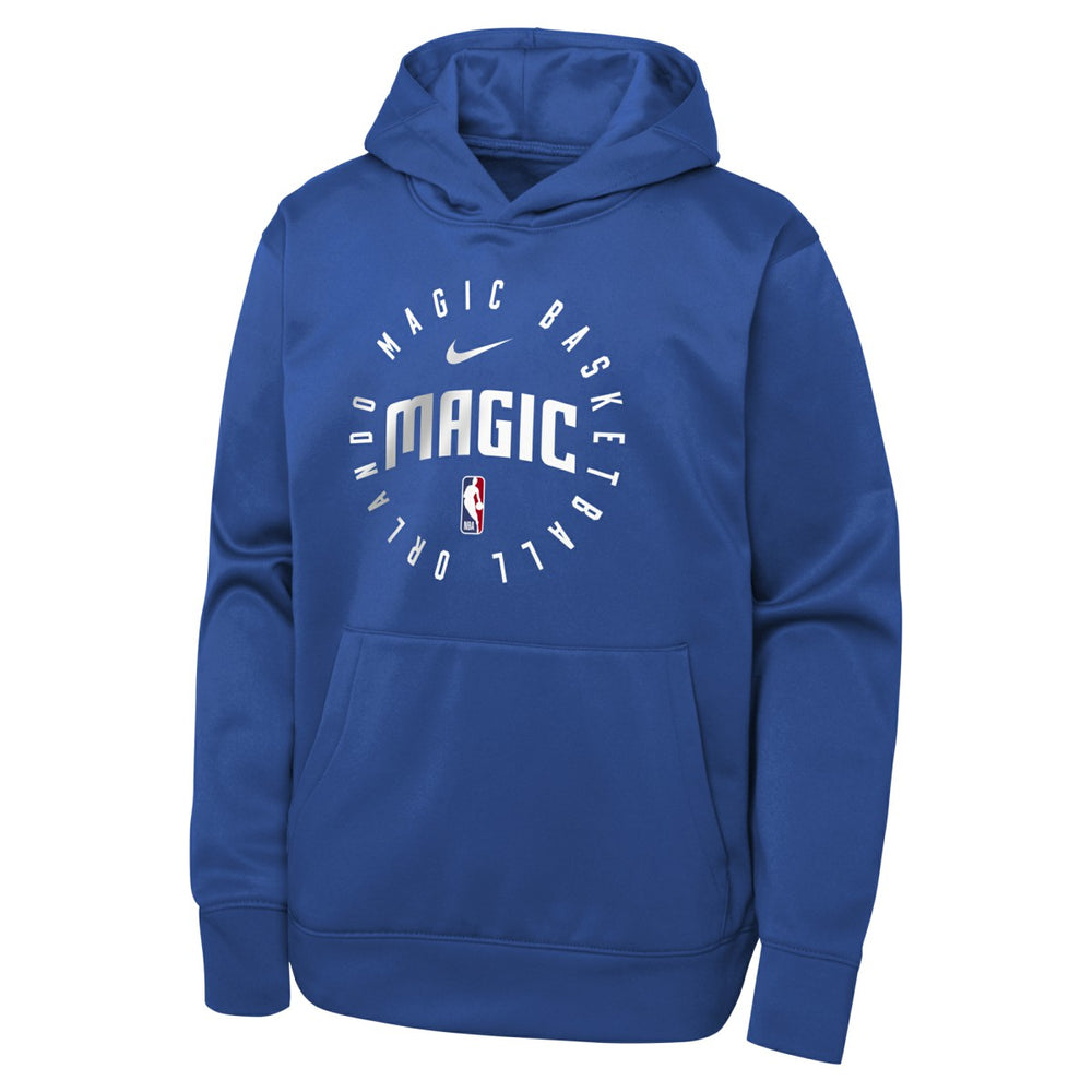 Orlando Magic Youth Performance Practice Spotlight Pullover Hoodie - Blue | Nike sale