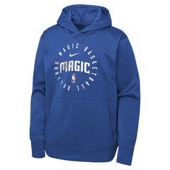 Orlando Magic Youth Performance Practice Spotlight Pullover Hoodie - Blue | Nike sale
