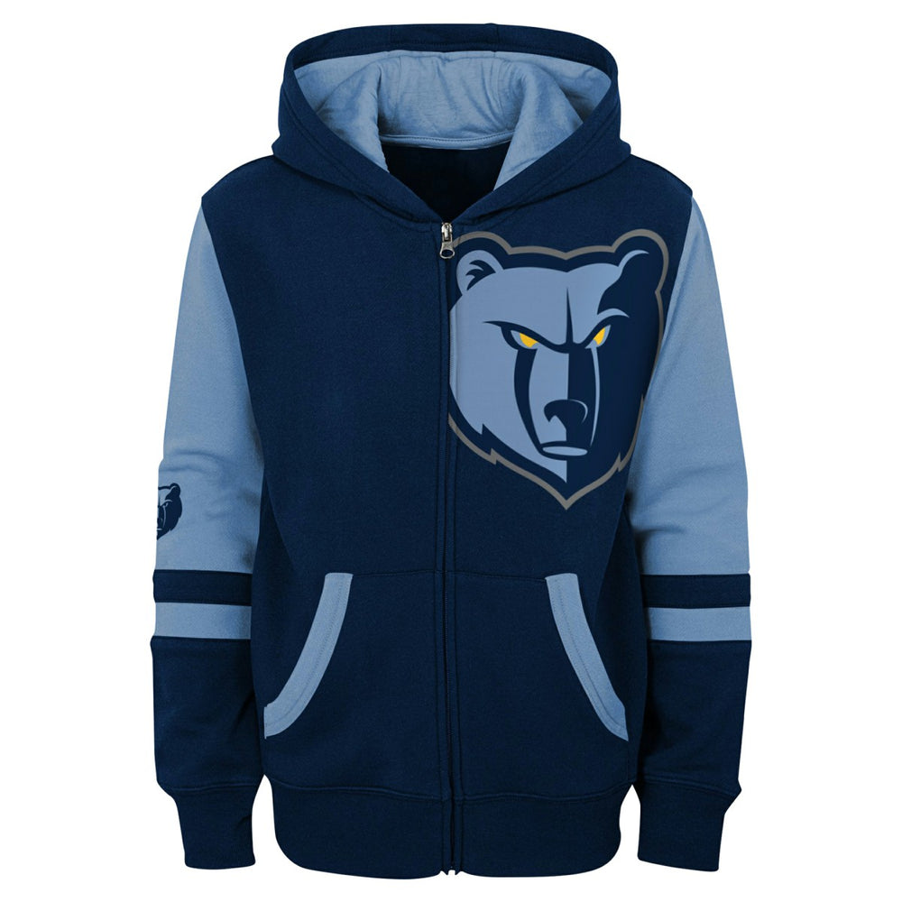 Memphis Grizzlies Preschool Straight To The League Full-Zip Hoodie - Navy for sale