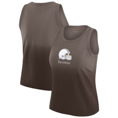 NFL Cleveland Browns WEAR by Erin Andrews x Gracie Hunt Women's Ombre Tank Top