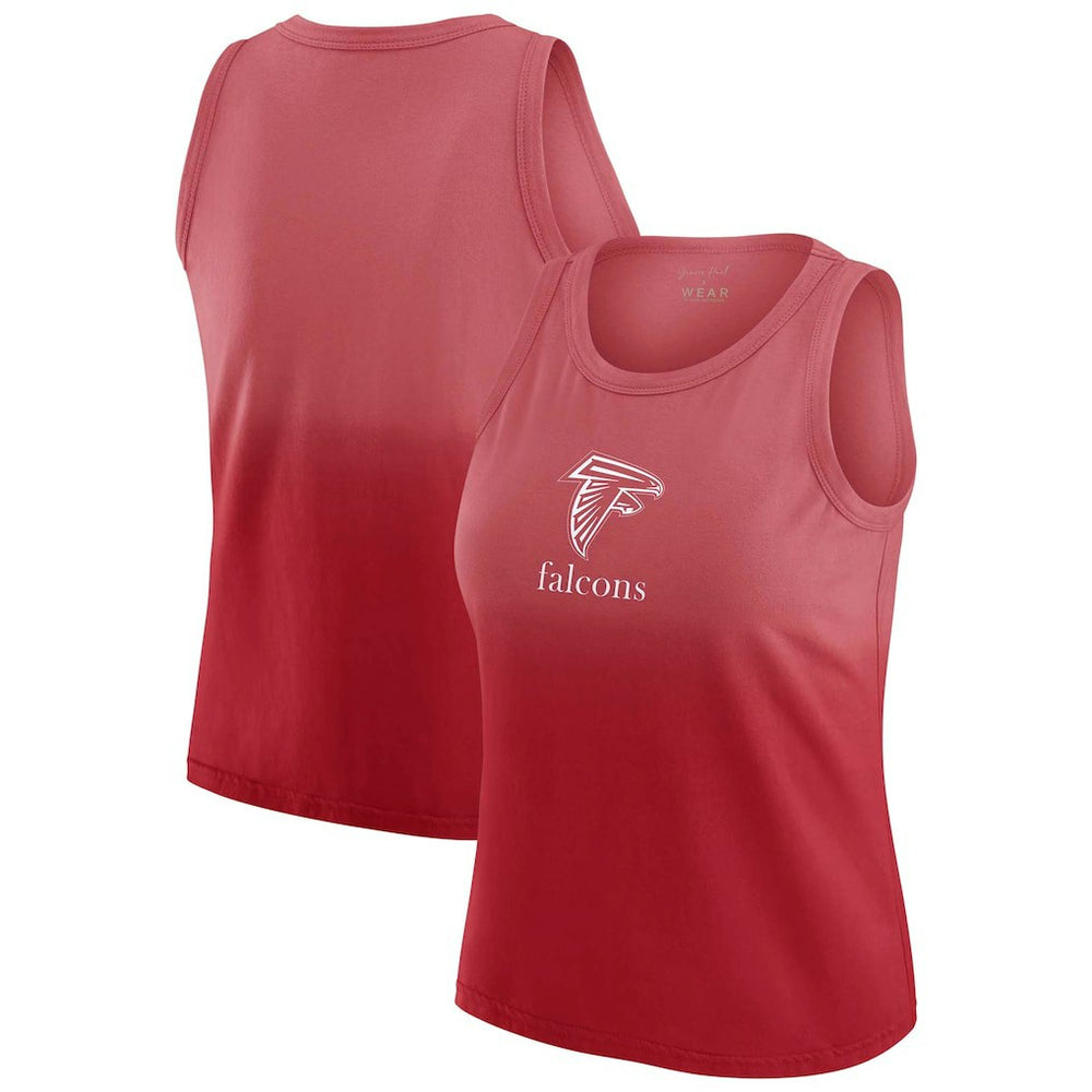 NFL Atlanta Falcons WEAR by Erin Andrews x Gracie Hunt Women's Ombre Tank Top