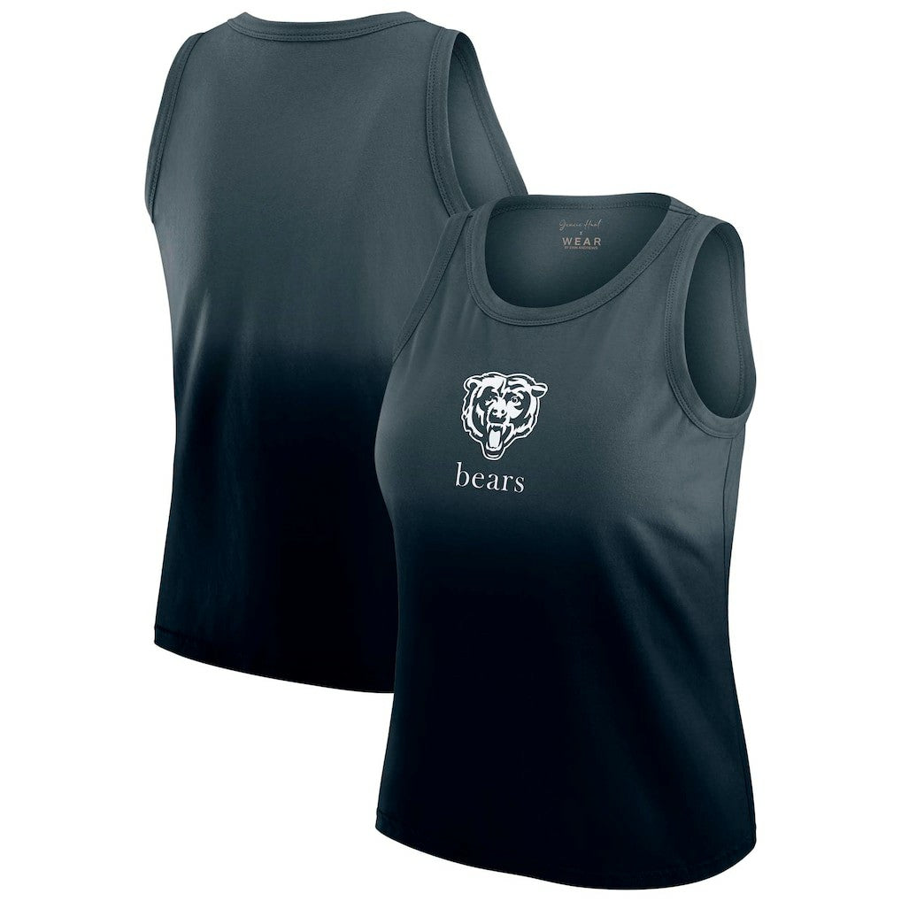 NFL Chicago Bears WEAR by Erin Andrews x Gracie Hunt Women's Ombre Tank Top