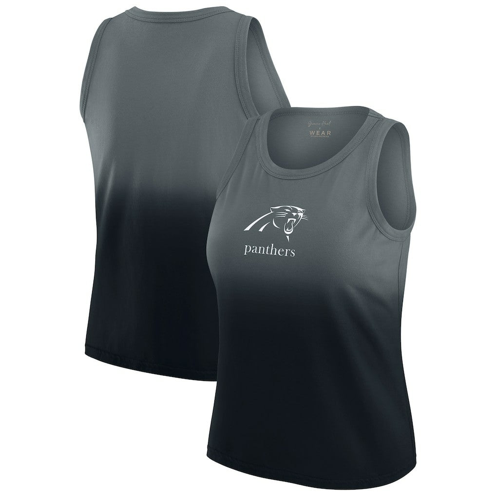 NFL Carolina Panthers WEAR by Erin Andrews x Gracie Hunt Women's Ombre Tank Top