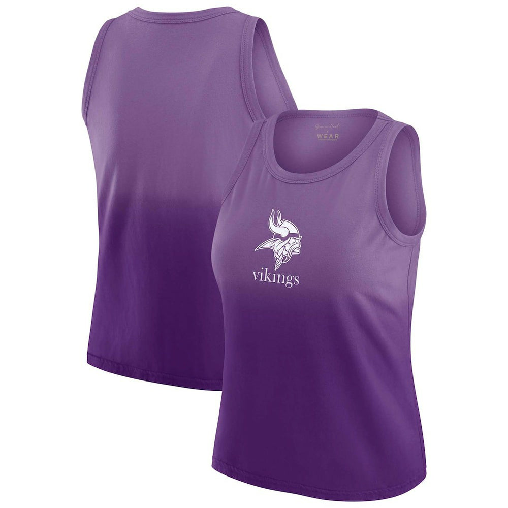 NFL Minnesota Vikings WEAR by Erin Andrews x Gracie Hunt Women's Ombre Tank Top
