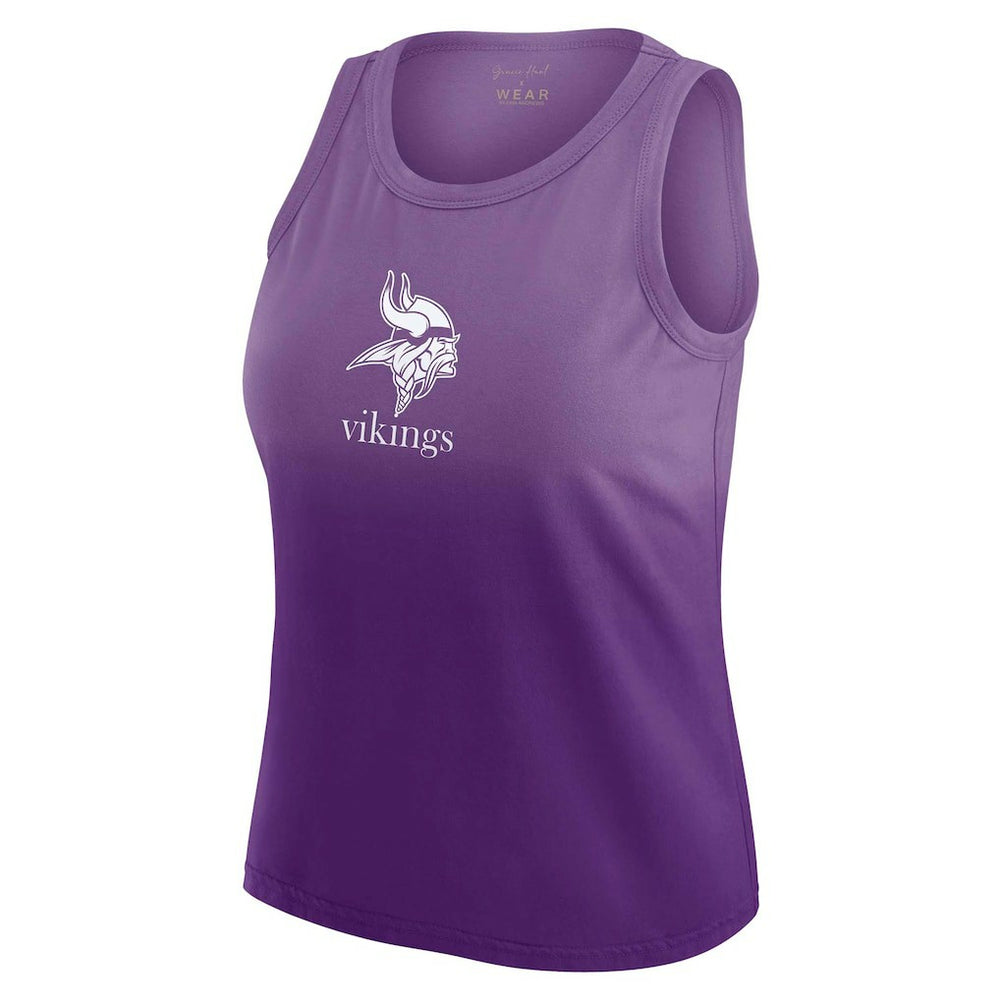 NFL Minnesota Vikings WEAR by Erin Andrews x Gracie Hunt Women's Ombre Tank Top