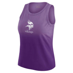 NFL Minnesota Vikings WEAR by Erin Andrews x Gracie Hunt Women's Ombre Tank Top
