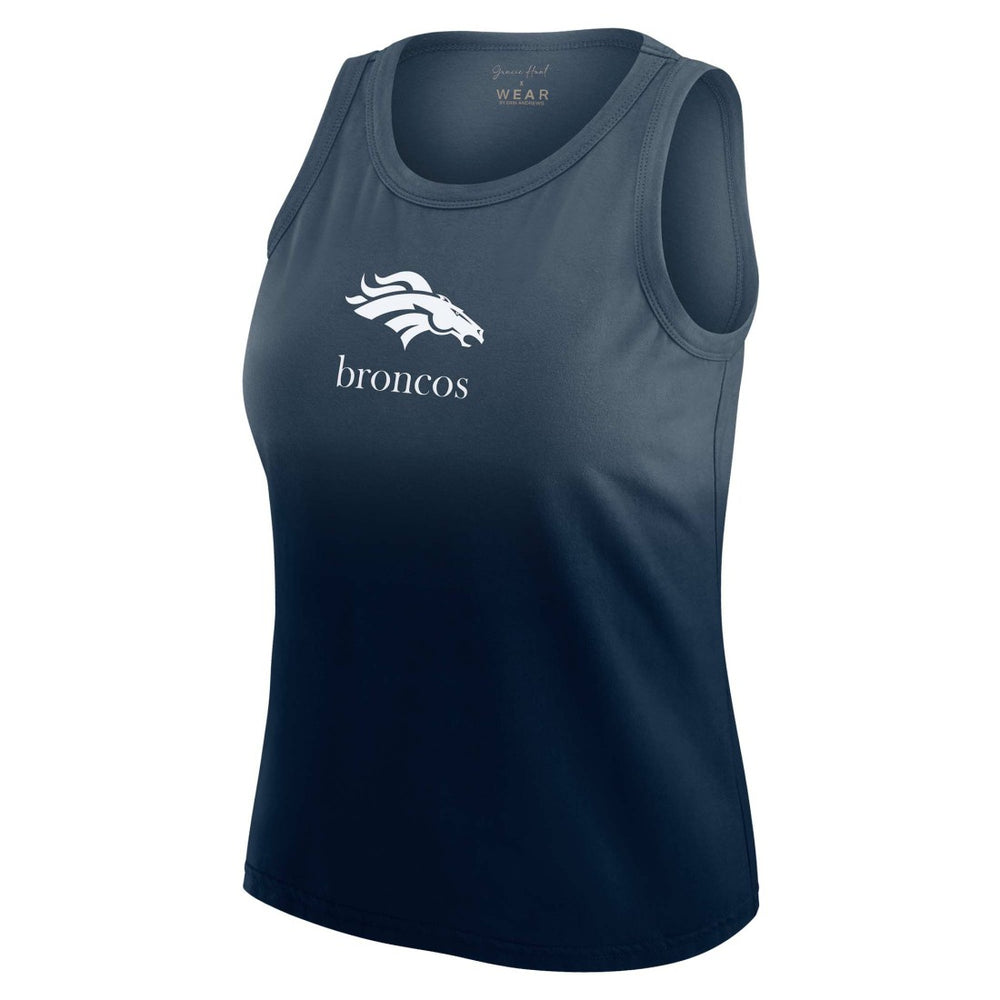 NFL Denver Broncos WEAR by Erin Andrews x Gracie Hunt Women's Ombre Tank Top