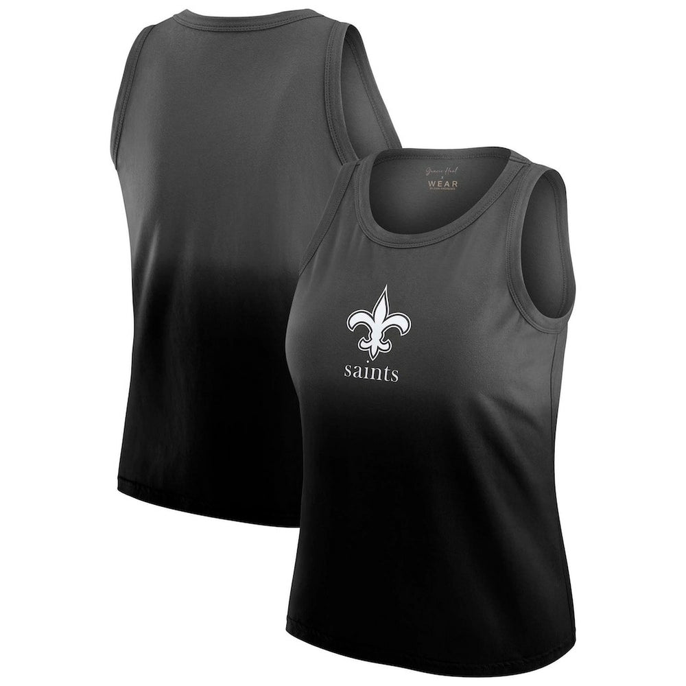NFL New Orleans Saints WEAR by Erin Andrews x Gracie Hunt Women's Ombre Tank Top