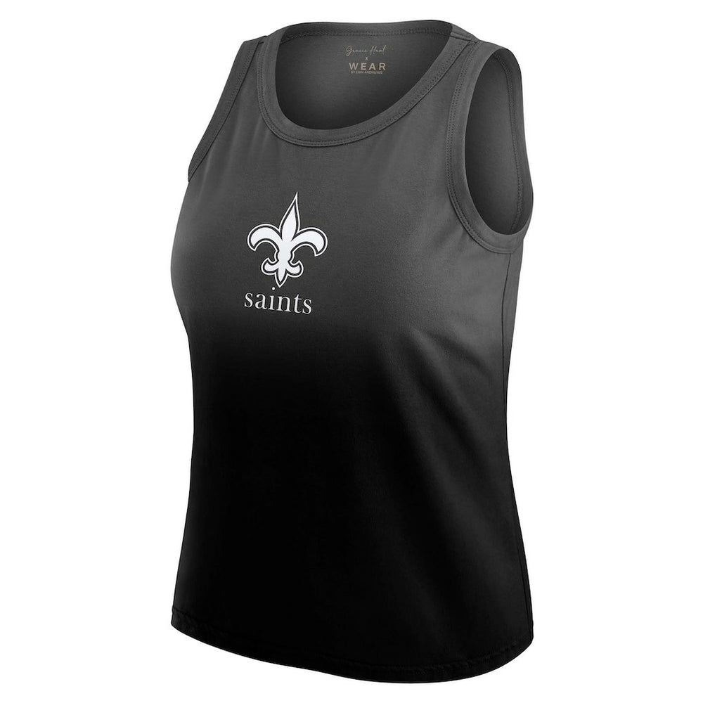 NFL New Orleans Saints WEAR by Erin Andrews x Gracie Hunt Women's Ombre Tank Top
