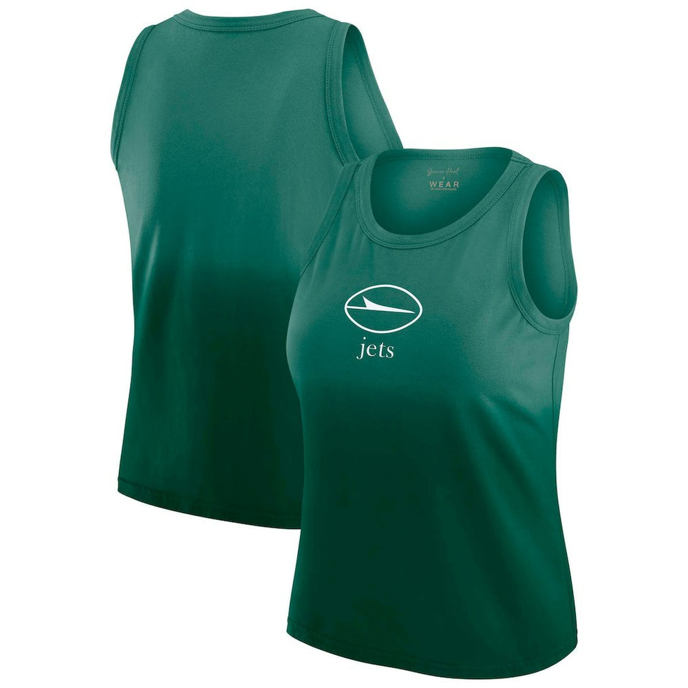 NFL New York Jets WEAR by Erin Andrews x Gracie Hunt Women's Ombre Tank Top