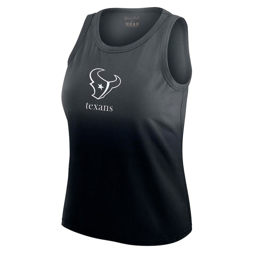 NFL Houston Texans WEAR by Erin Andrews x Gracie Hunt Women's Ombre Tank Top