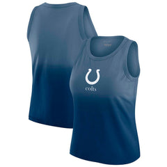 NFL Indianapolis Colts WEAR by Erin Andrews x Gracie Hunt Women's Ombre Tank Top