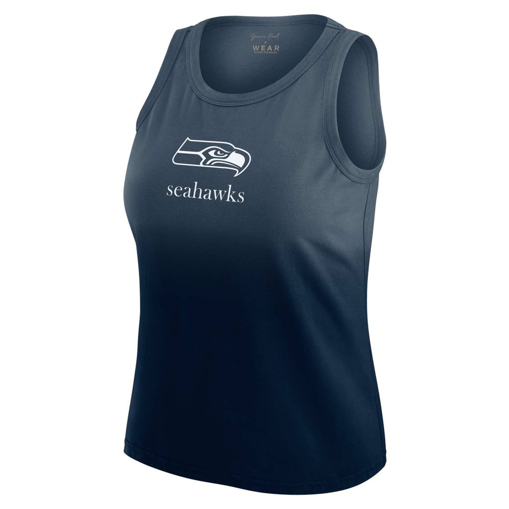 NFL Seattle Seahawks WEAR by Erin Andrews x Gracie Hunt Women's Ombre Tank Top