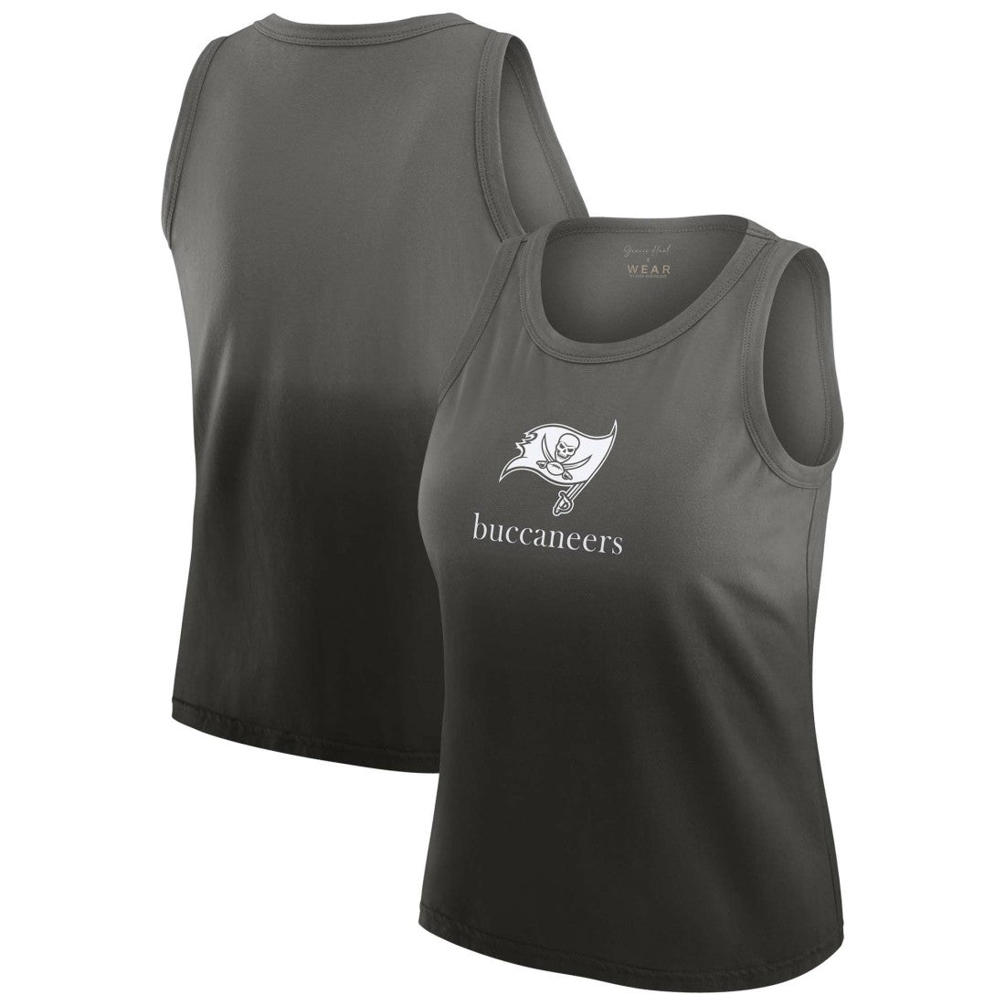 NFL Tampa Bay Buccaneers WEAR by Erin Andrews x Gracie Hunt Women's Ombre Tank Top