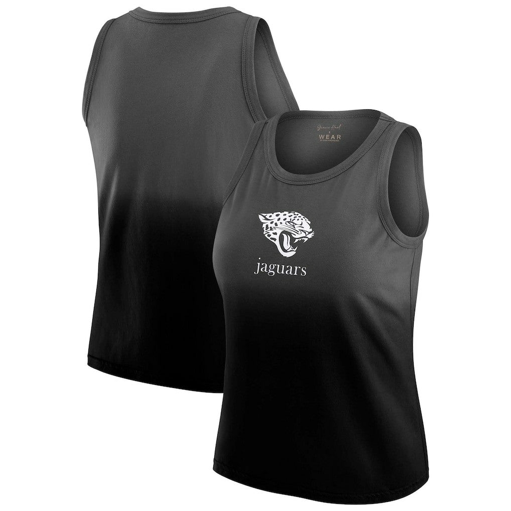 NFL Jacksonville Jaguars WEAR by Erin Andrews x Gracie Hunt Women's Ombre Tank Top