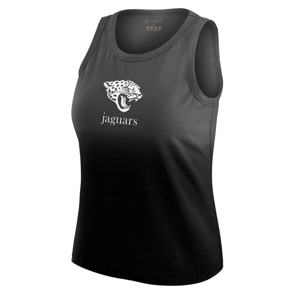 NFL Jacksonville Jaguars WEAR by Erin Andrews x Gracie Hunt Women's Ombre Tank Top