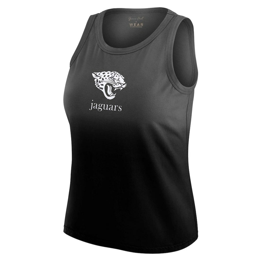 NFL Jacksonville Jaguars WEAR by Erin Andrews x Gracie Hunt Women's Ombre Tank Top