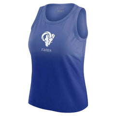 NFL Los Angeles Rams WEAR by Erin Andrews x Gracie Hunt Women's Ombre Tank Top