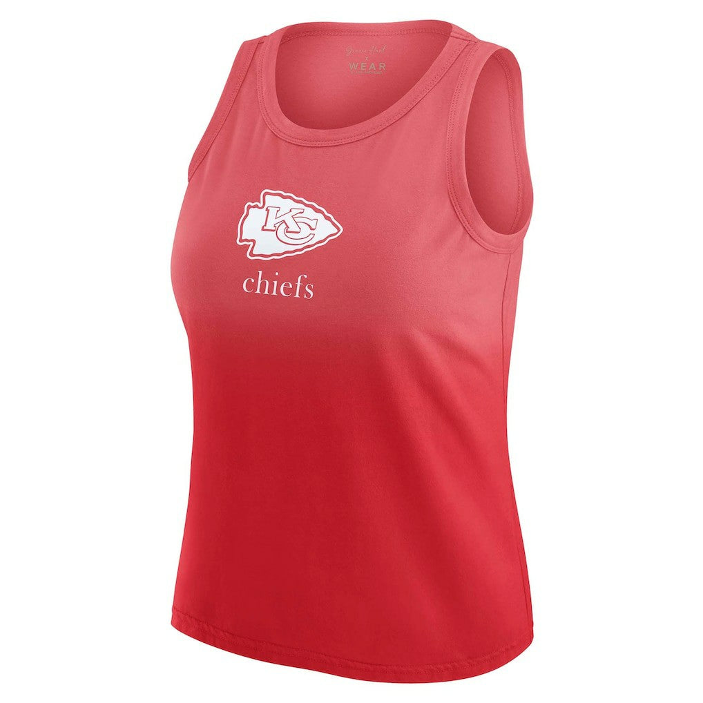 NFL Kansas City Chiefs WEAR by Erin Andrews x Gracie Hunt Women's Ombre Tank Top