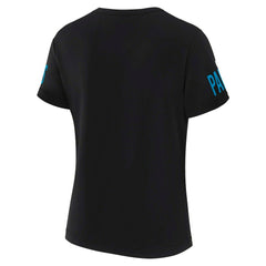 NFL Carolina Panthers WEAR by Erin Andrews x Gracie Hunt Women's Draft Me Lace-Up T-Shirt