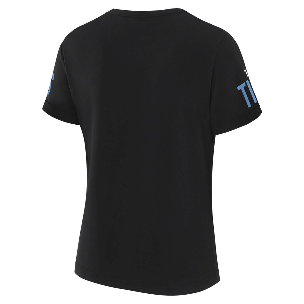 NFL Tennessee Titans WEAR by Erin Andrews x Gracie Hunt Women's Draft Me Lace-Up T-Shirt
