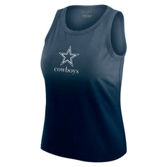 NFL Dallas Cowboys WEAR by Erin Andrews x Gracie Hunt Women's Ombre Tank Top