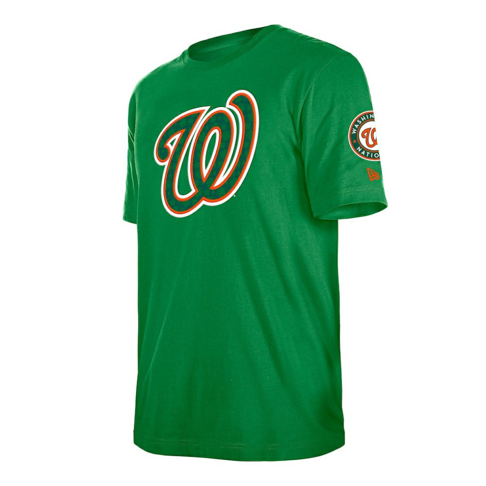 Washington Nationals St. Patrick's Day Shamrock Fill T-Shirt - Kelly Green | New Era