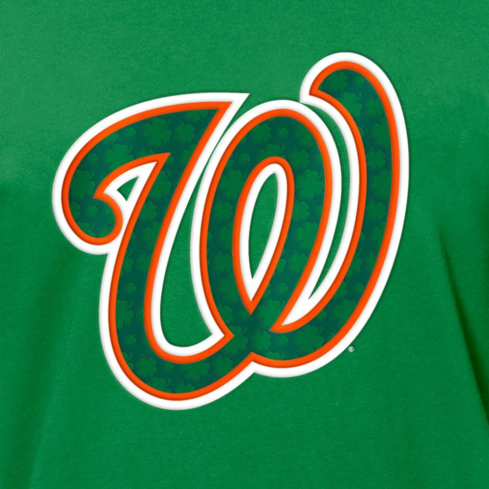 Washington Nationals St. Patrick's Day Shamrock Fill T-Shirt - Kelly Green | New Era