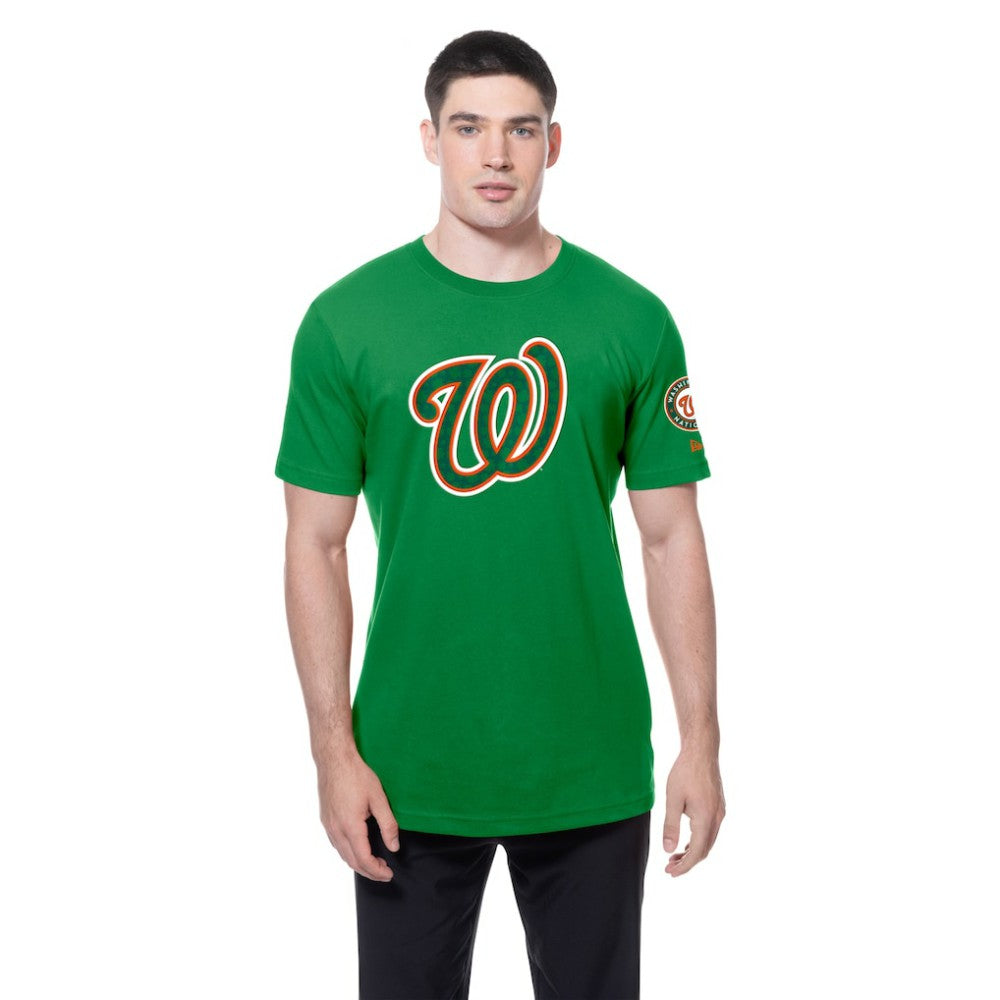 Washington Nationals St. Patrick's Day Shamrock Fill T-Shirt - Kelly Green | New Era