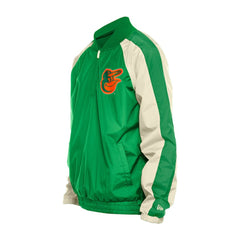 Baltimore Orioles St. Patrick's Day Ripstop Raglan Quarter-Zip Windbreaker - Kelly Green | New Era