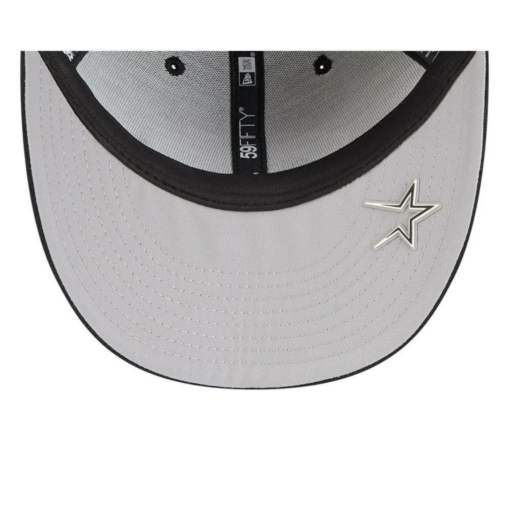 Houston Astros 2025 MLB Clubhouse Low Profile 59FIFTY Fitted Hat - Black | New Era