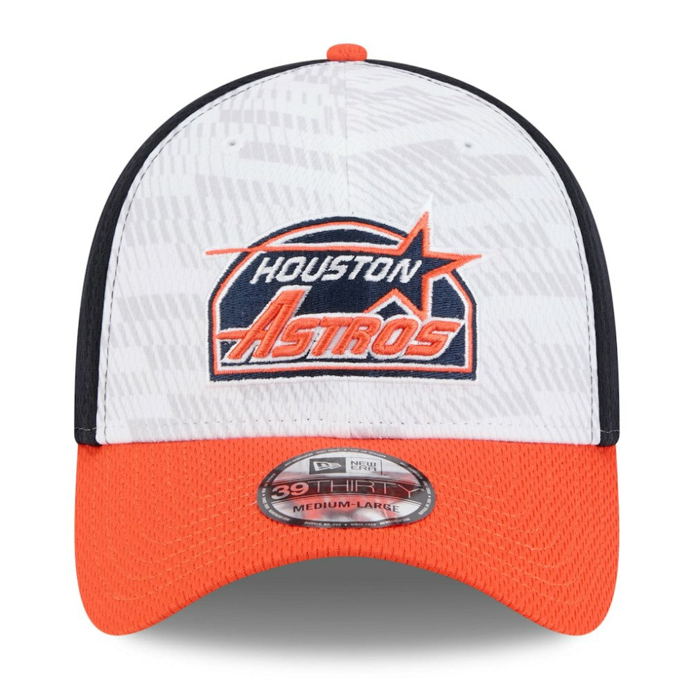 Houston Astros 2025 MLB Clubhouse 39THIRTY Flex Hat - Navy/Orange | New Era