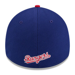 Texas Rangers 2025 MLB Clubhouse 39THIRTY Flex Hat - Royal/Red | New Era