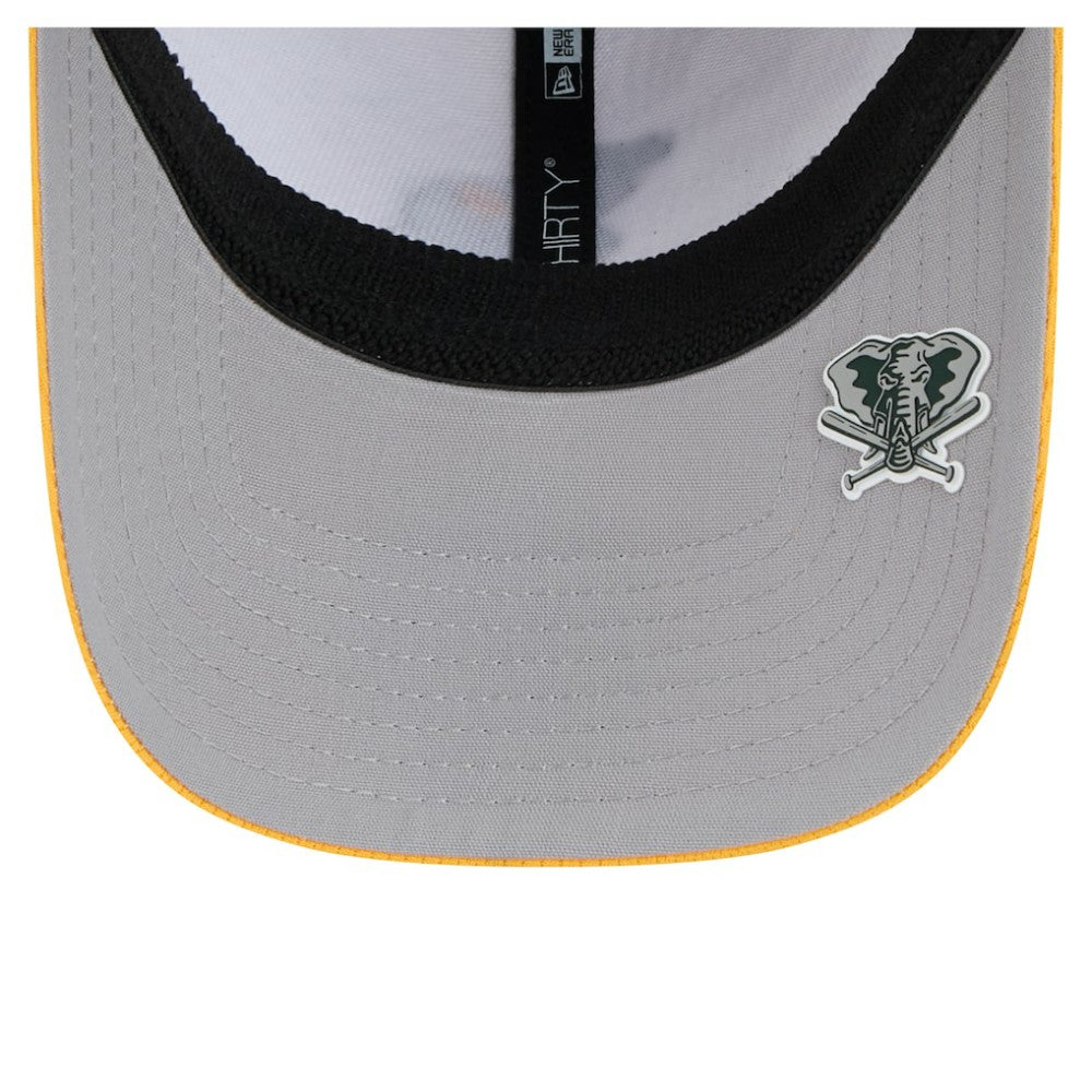 Athletics 2025 MLB Clubhouse 39THIRTY Flex Hat - Dark Green/Gold | New Era