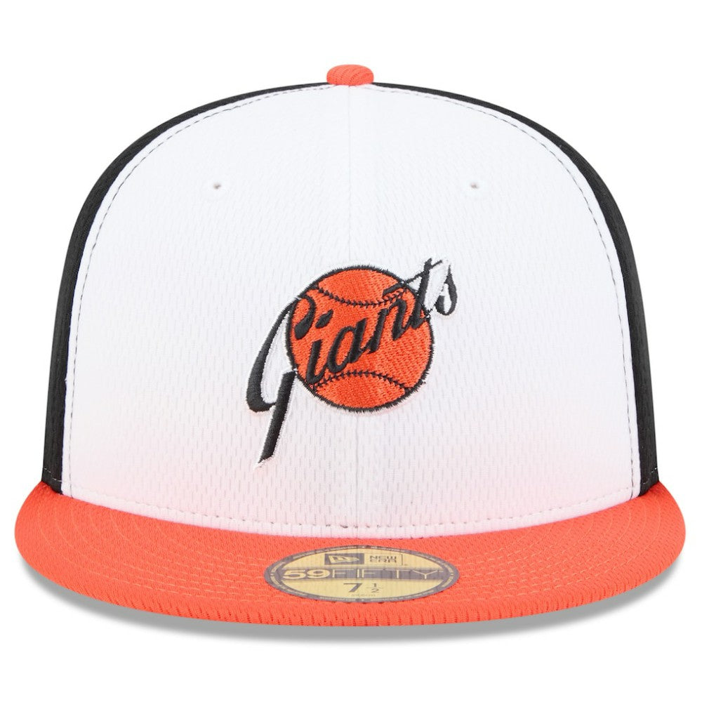 San Francisco Giants 2025 MLB Clubhouse 59FIFTY Fitted Hat - Black/Orange | New Era