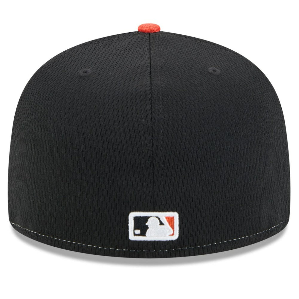 San Francisco Giants 2025 MLB Clubhouse 59FIFTY Fitted Hat - Black/Orange | New Era