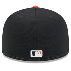San Francisco Giants 2025 MLB Clubhouse 59FIFTY Fitted Hat - Black/Orange | New Era