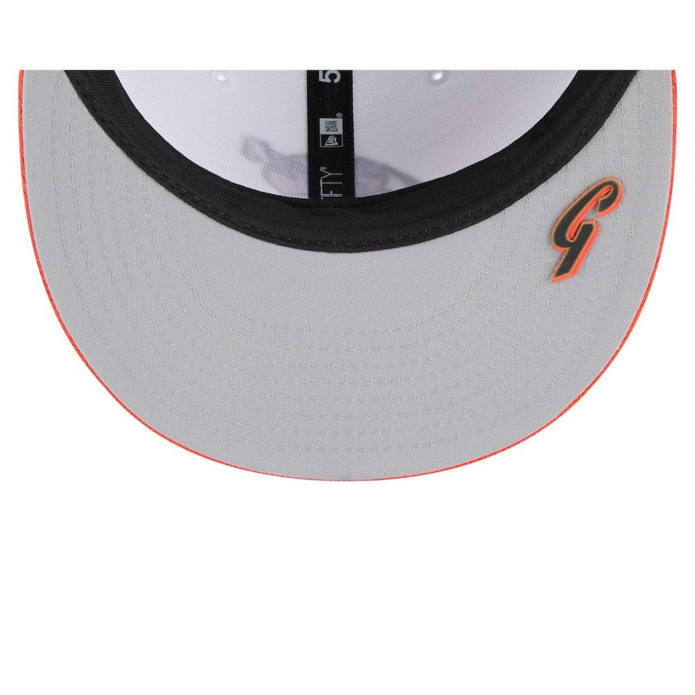 San Francisco Giants 2025 MLB Clubhouse 59FIFTY Fitted Hat - Black/Orange | New Era