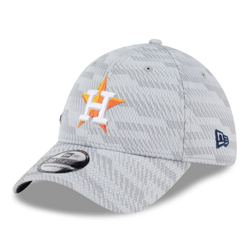 Houston Astros 2025 MLB Clubhouse 39THIRTY Flex Hat - Gray | New Era