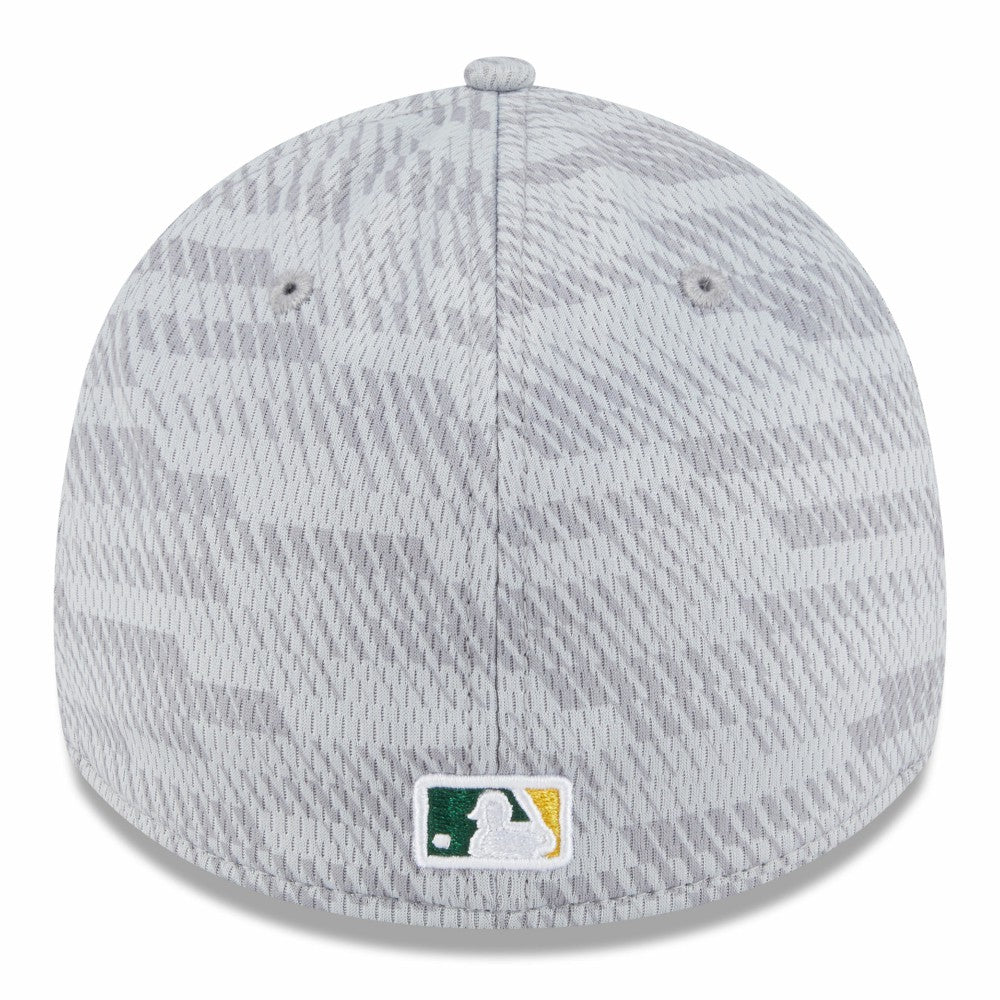 Athletics 2025 MLB Clubhouse 39THIRTY Flex Hat - Gray | New Era
