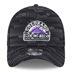 Colorado Rockies 2025 MLB Clubhouse 39THIRTY Flex Hat - Black | New Era