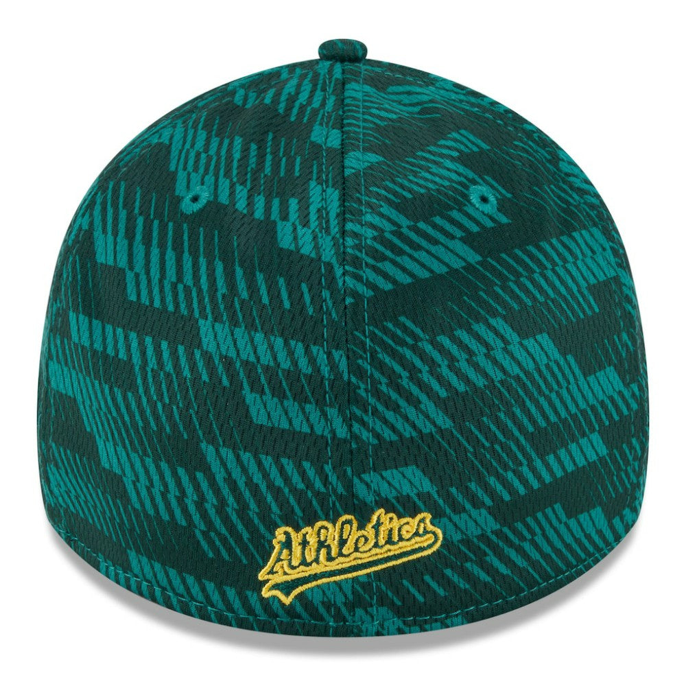 Athletics 2025 MLB Clubhouse 39THIRTY Flex Hat - Green | New Era
