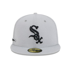 Chicago White Sox 2025 MLB Clubhouse 59FIFTY Fitted Hat - Gray | New Era