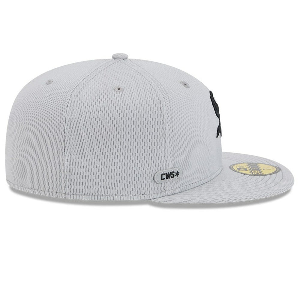 Chicago White Sox 2025 MLB Clubhouse 59FIFTY Fitted Hat - Gray | New Era