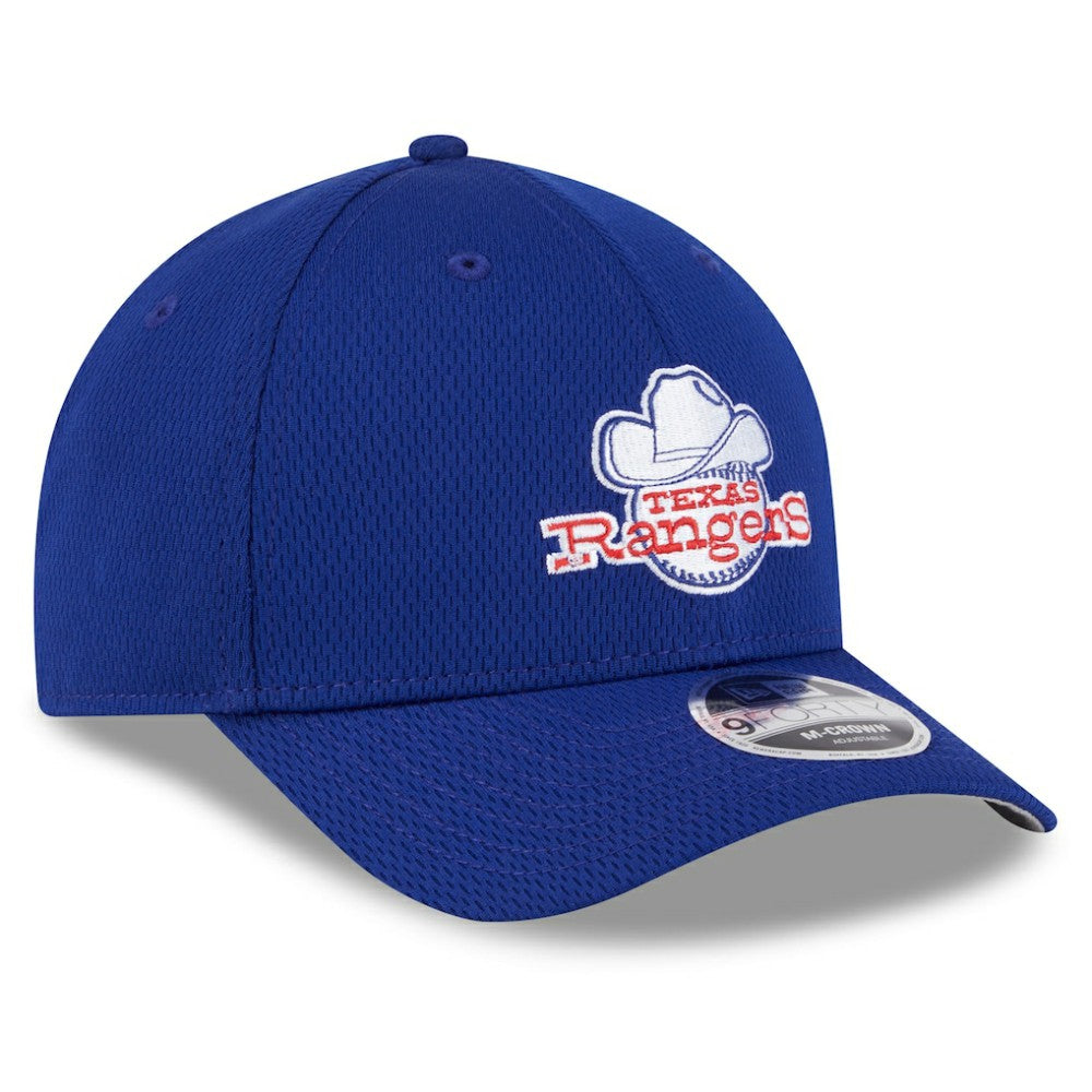 Texas Rangers 2025 MLB Clubhouse 9FORTY M-Crown Adjustable Hat - Royal | New Era