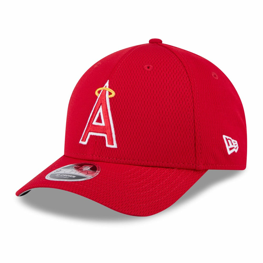 Los Angeles Angels 2025 MLB Clubhouse 9FORTY Adjustable Hat - Red | New Era