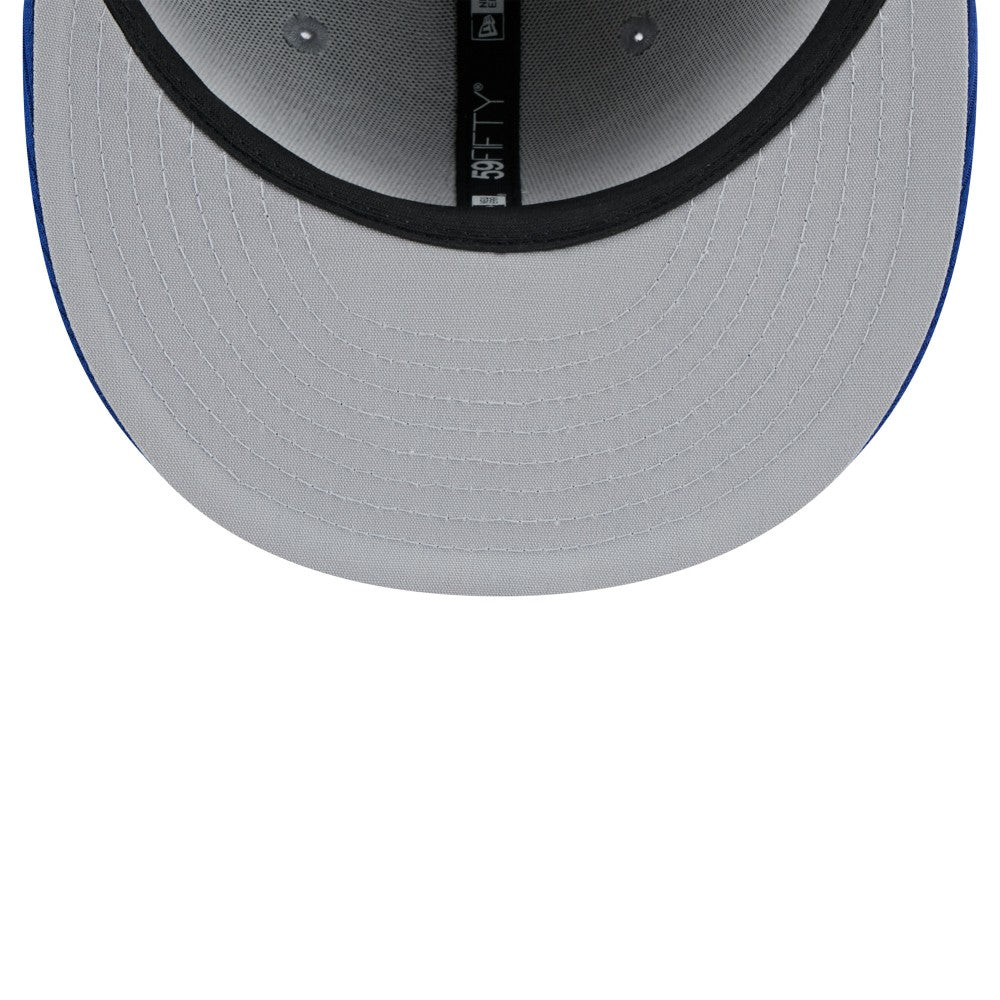 Milwaukee Brewers 2025 Batting Practice 59FIFTY Fitted Hat - Gray/Royal | New Era