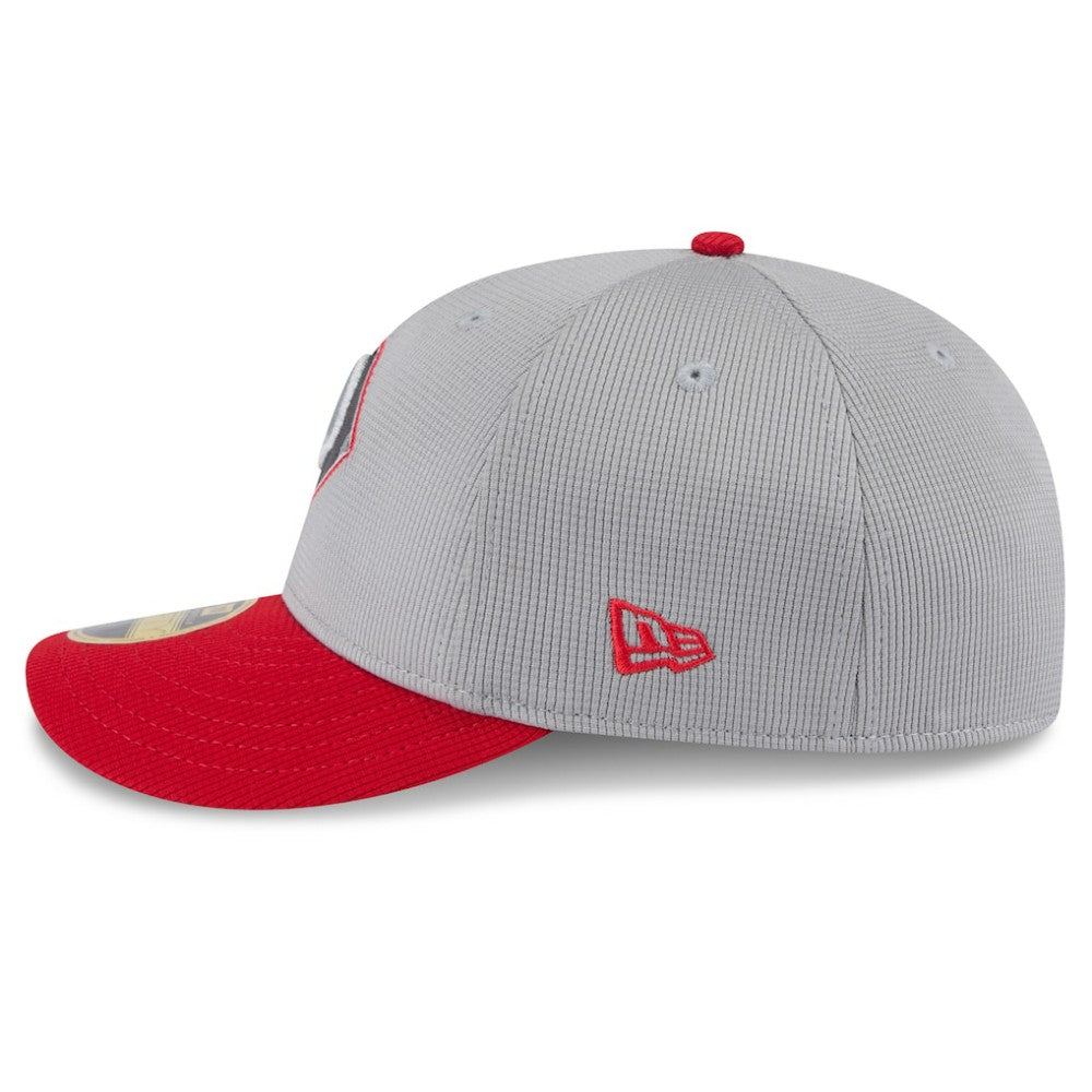 Chicago White Sox 2025 Batting Practice Low Profile 59FIFTY Fitted Hat - Gray/Red | New Era