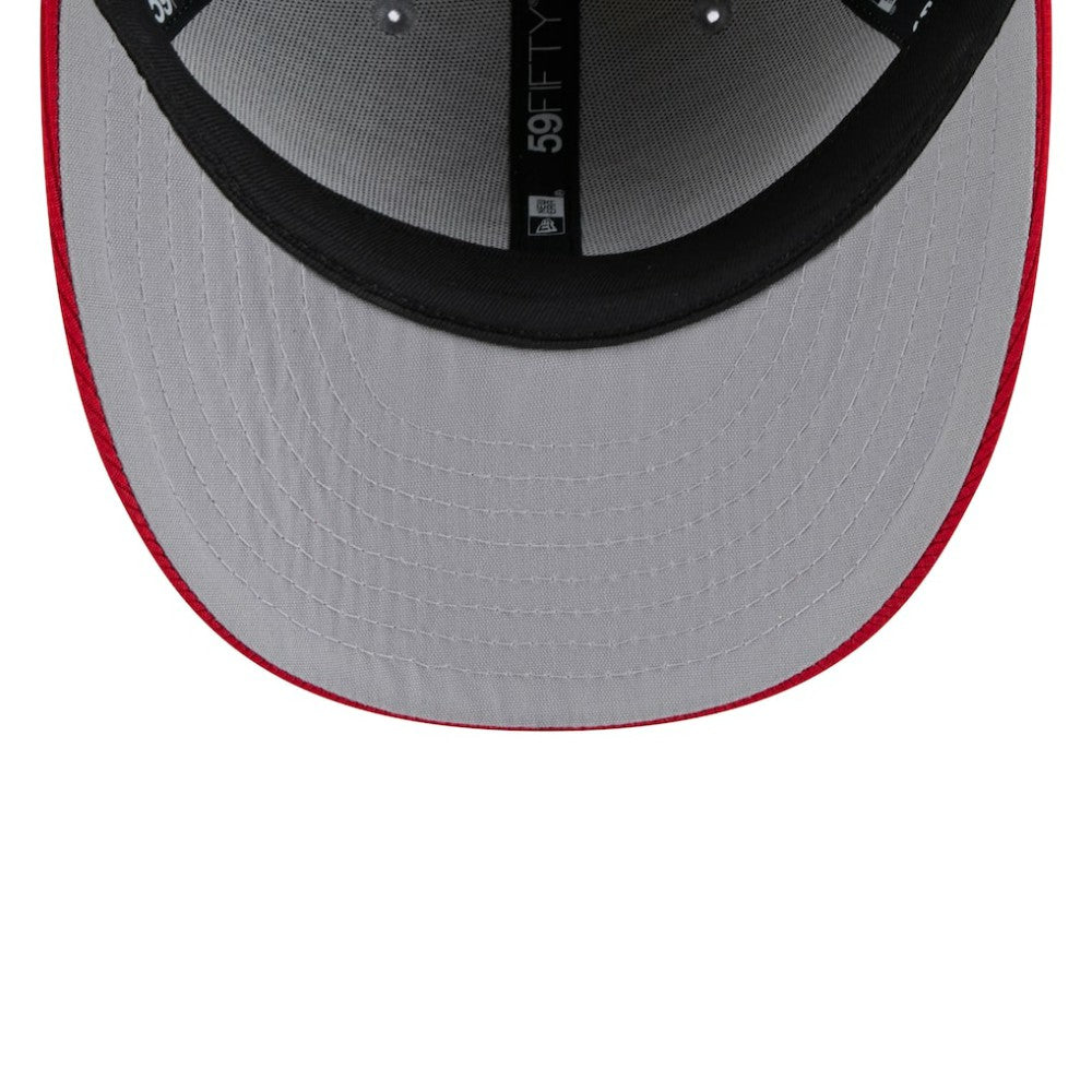 Chicago White Sox 2025 Batting Practice Low Profile 59FIFTY Fitted Hat - Gray/Red | New Era