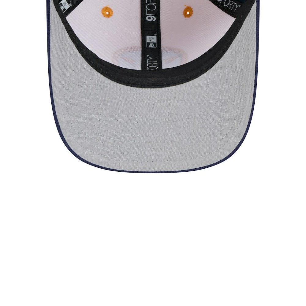 Houston Astros 2025 Batting Practice 9FORTY M-Crown Adjustable Hat - Navy/Orange | New Era